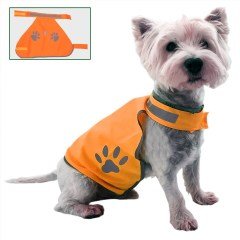 BUFFER® Gece Görüşlü Reflektör Kumaşlı Cırt Cırtlı Köpek Yeleği Small