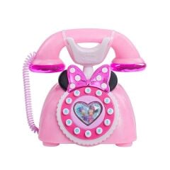 JP88272 Minnie Mouse Sesli ve Işıklı Retro Telefon