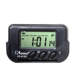 Kenko -Dijital Küçük Masa-Araba Saati-Alarm-Kronometre