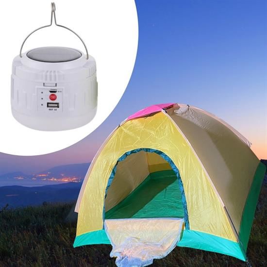 BUFFER® Deprem Yaşam Seti-6 3-4 Kişilik Otomatik Kurulumlu Çadır (200x200x135)+ Güneş Enerjili