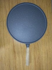 Döküm Gözleme Tavası 34 cm Granit Kaplama (Non-Stick)