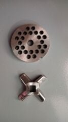 5 lik Kıyma Makinası Bıçak ve Aynası 2\'li Set Yedek Parçaları