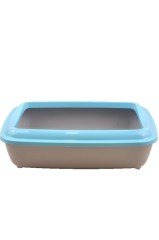 BUFFER® Renki Büyük Boy Açık Kedi Tuvaleti Kabı Kutusu Aparatı Alanı