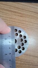 No 5 Kıyma Makinesi Aynası 6 mm (Tek Çentikli)