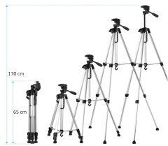 Profesyonel Tripod Ayak 170 cm (Telefon Tutucu)