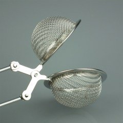 BUFFER® Paslanmaz Metal Pratik Kolay Bitki Çayı Demleme Süzgeci Aparatı