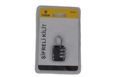 BUFFER® 32mm Şifreli Asma Kilit 3 Şifreli Dolap Çekmece Asker Kilidi