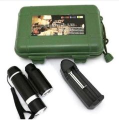 BUFFER® Deprem Acil Durum Kiti Şarjlı Cep Dürbünü+Magnezyum Çubuk Çakmaktaşı+ Kilitlenebilen Suluk