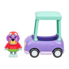 BLUEY 18924 Bluey Büyükannenin Arabası ve Janet Figürü