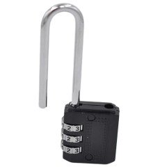 BUFFER® 38mm 3 Şifreli Uzun Asma Kilit Dolap Çekmece Asker Okul Kilidi