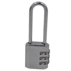 BUFFER® 38mm 3 Şifreli Uzun Asma Kilit Dolap Çekmece Asker Okul Kilidi