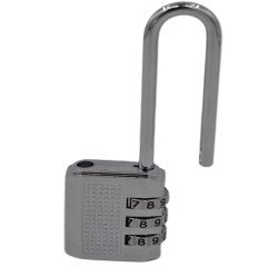 BUFFER® 38mm 3 Şifreli Uzun Asma Kilit Dolap Çekmece Asker Okul Kilidi