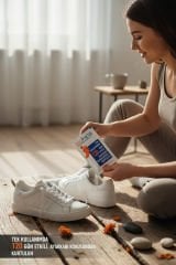 2'li Set Ayakkabı Koku Giderici + Ahşap Saplı Topuk Törpüsü Nasır Zımparası 22x4,5cm