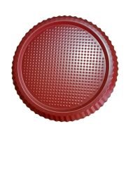 Esnek Teflon Tart Kalıbı Hafif Kek Turta Kalıp 26 cm ithal Kırmızı