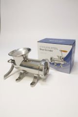 12'lik Paslanmaz Çelik Kıyma Makinesi Kollu – Dayanıklı ve Hijyenik Makina