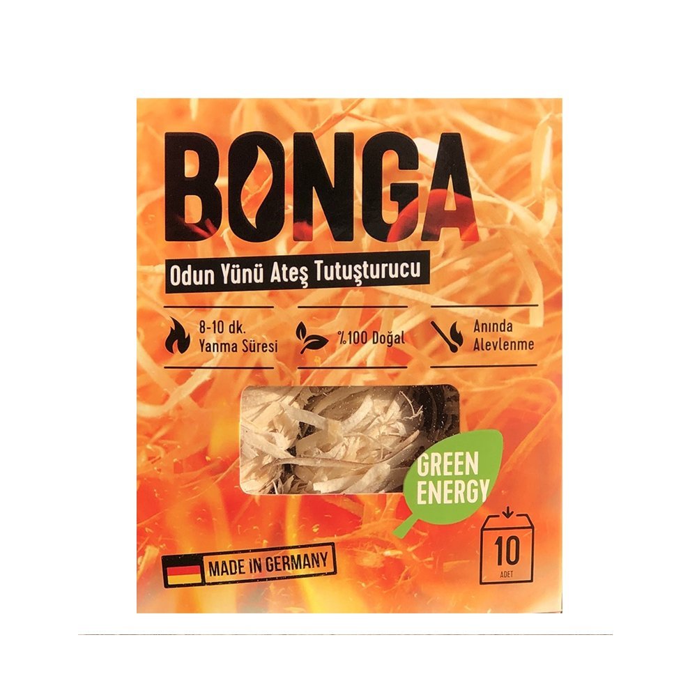 Bonga Odun Yünü Ateş Tutuşturucu