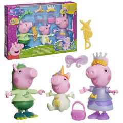 G2508 Peppa Pig 3lü Giydirme Seti - Three Little Piggies Dress-up