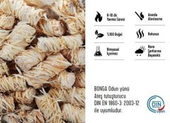 Bonga Odun Yünü Ateş Tutuşturucu