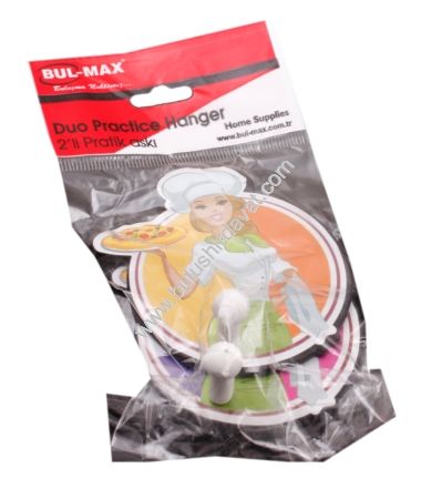 Bulmax 2lı Pratık Askı Bmx-4279(0208) (5 Adet Gönderilir)