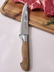 Lazreis Kurban Bıçağı No1, El Yapımı Paslanmaz Çelik Bıçak 14cm