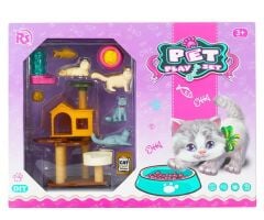 EVCİL HAYVAN YAVRU KEDİ OYUN SETİ-MGA