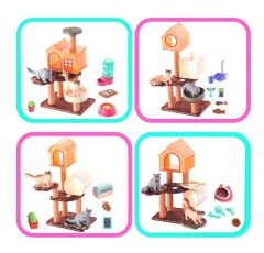 EVCİL HAYVAN YAVRU KEDİ OYUN SETİ-MGA