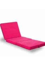 BUFFER® Çok Amaçlı Katlanır Taşınabilir Pembe Renk Sünger Yer Yatağı