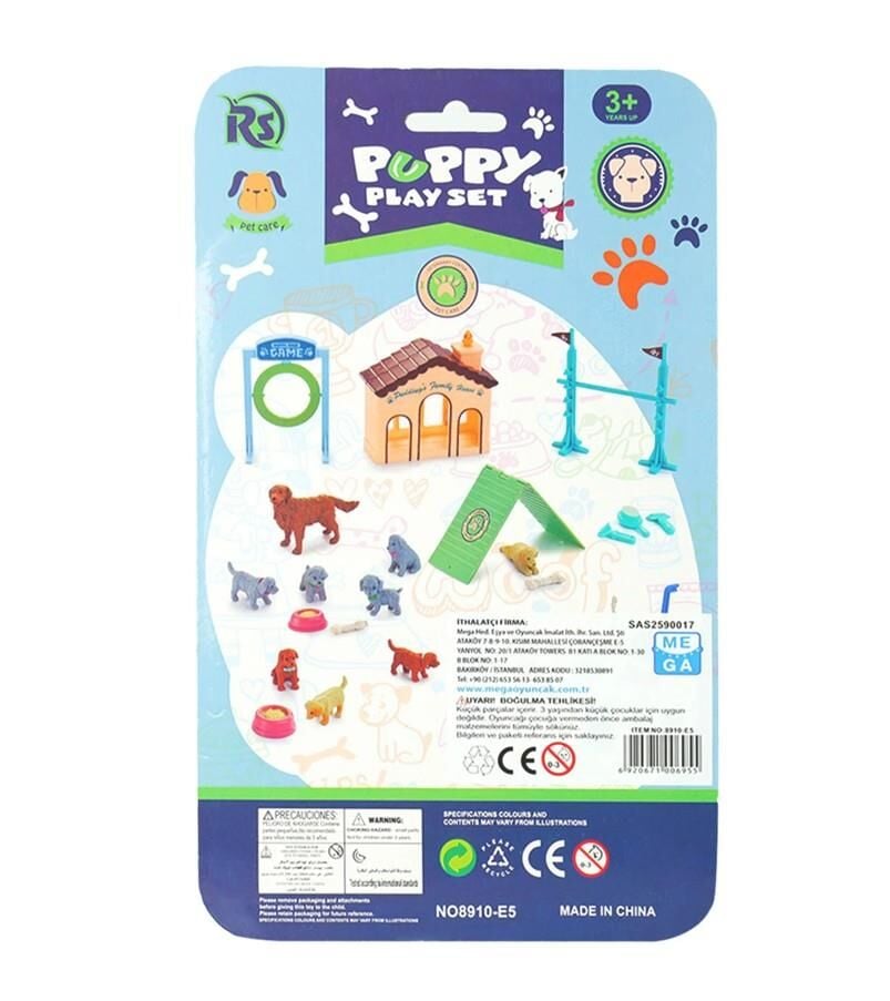 EVCİL HAYVAN YAVRU KÖPEK OYUN SETİ-MGA