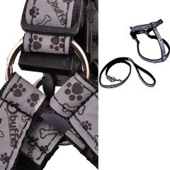 BUFFER® Ergonomik Yumuşak Dokulu Terletmez Köpek Göğüs Tasması Medium