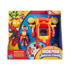 G1474 Iron Man And His Awoesome Friends 2si1arada Araç Seti +3 yaş