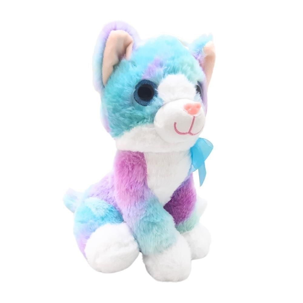 PELUŞ 30CM RENKLİ KEDİ HALLEY