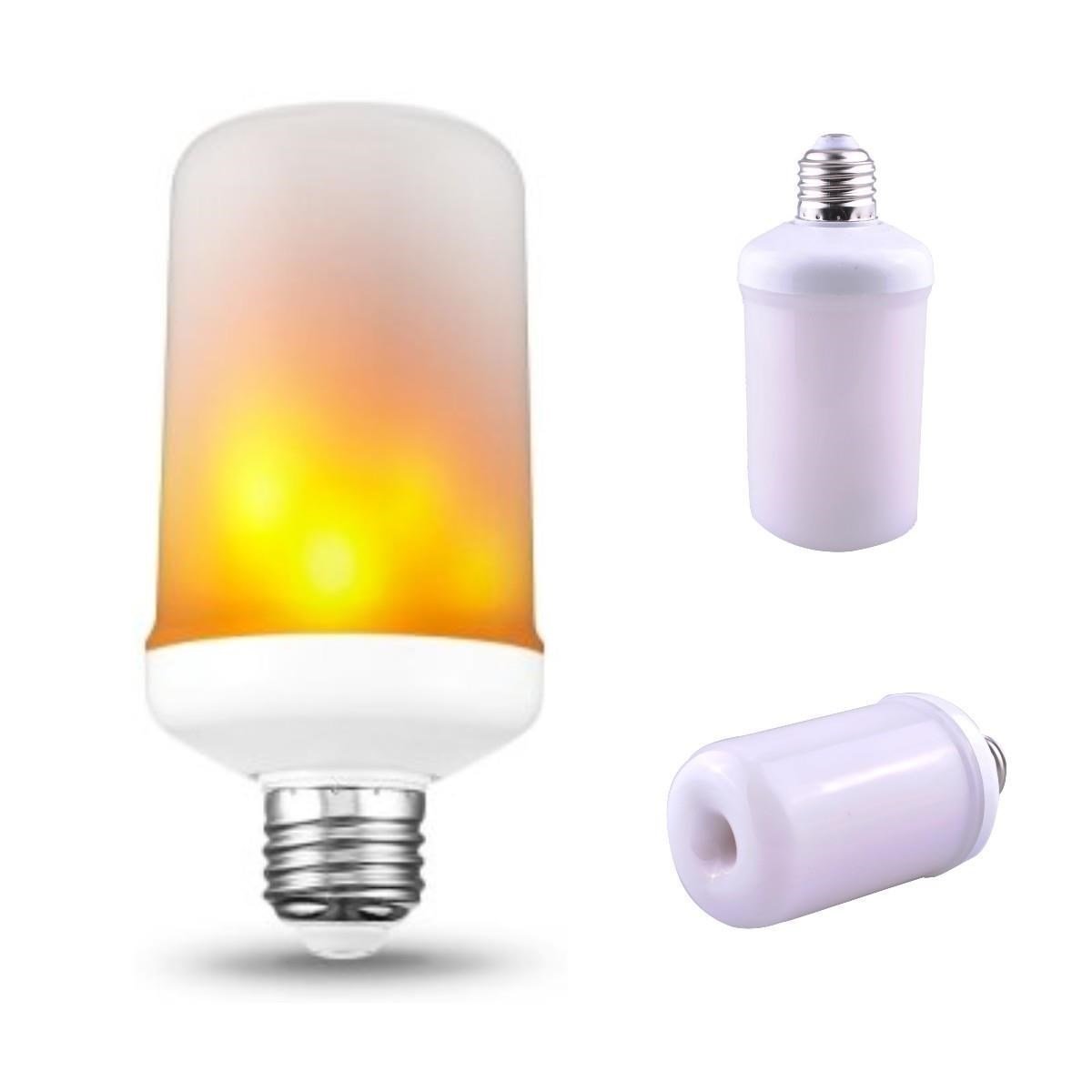 BUFFER® Dekoratif Alev Ateş Efekti Veren Led Ampül  Lamba Aydınlatma