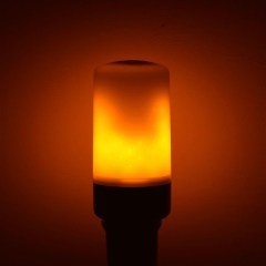 BUFFER® Dekoratif Alev Ateş Efekti Veren Led Ampül  Lamba Aydınlatma