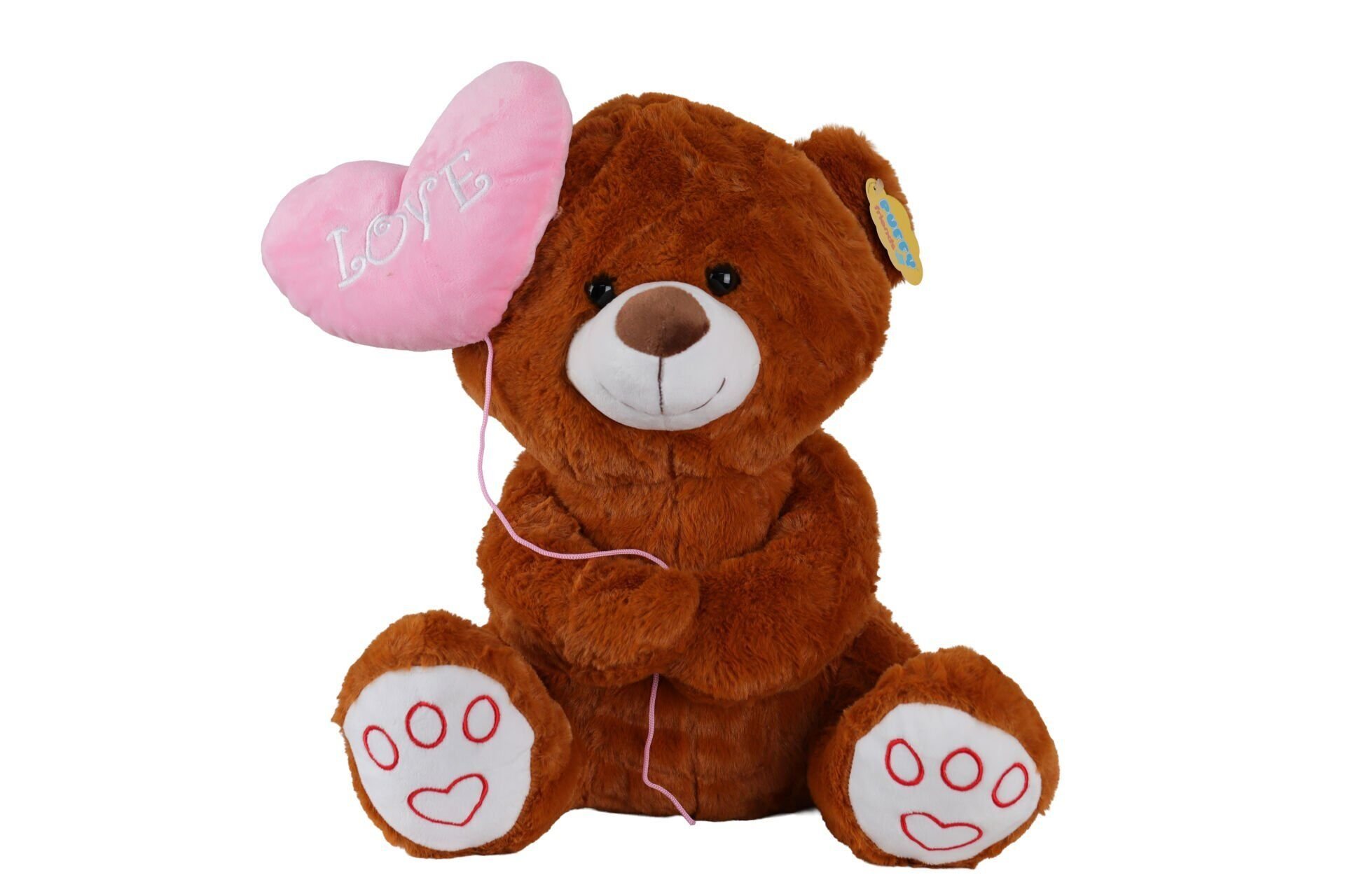 4740 SUN-JNH-PFF-SK PELUŞ AYI KALPLİ BALONLU 40CM 2R