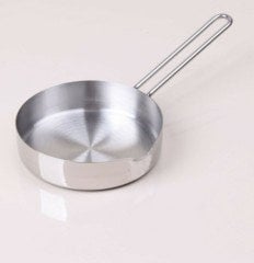 Paslanmaz Çelik Sos Tavası 12 cm Sığ Kaçerola