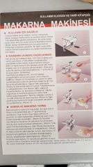 Tuğra Çelik Erişte ve Makarna Kesme Hazırlama Makinesi 180 mm