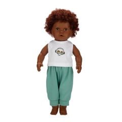 Dada Kıvırcık Saçlı Bebek 60 cm