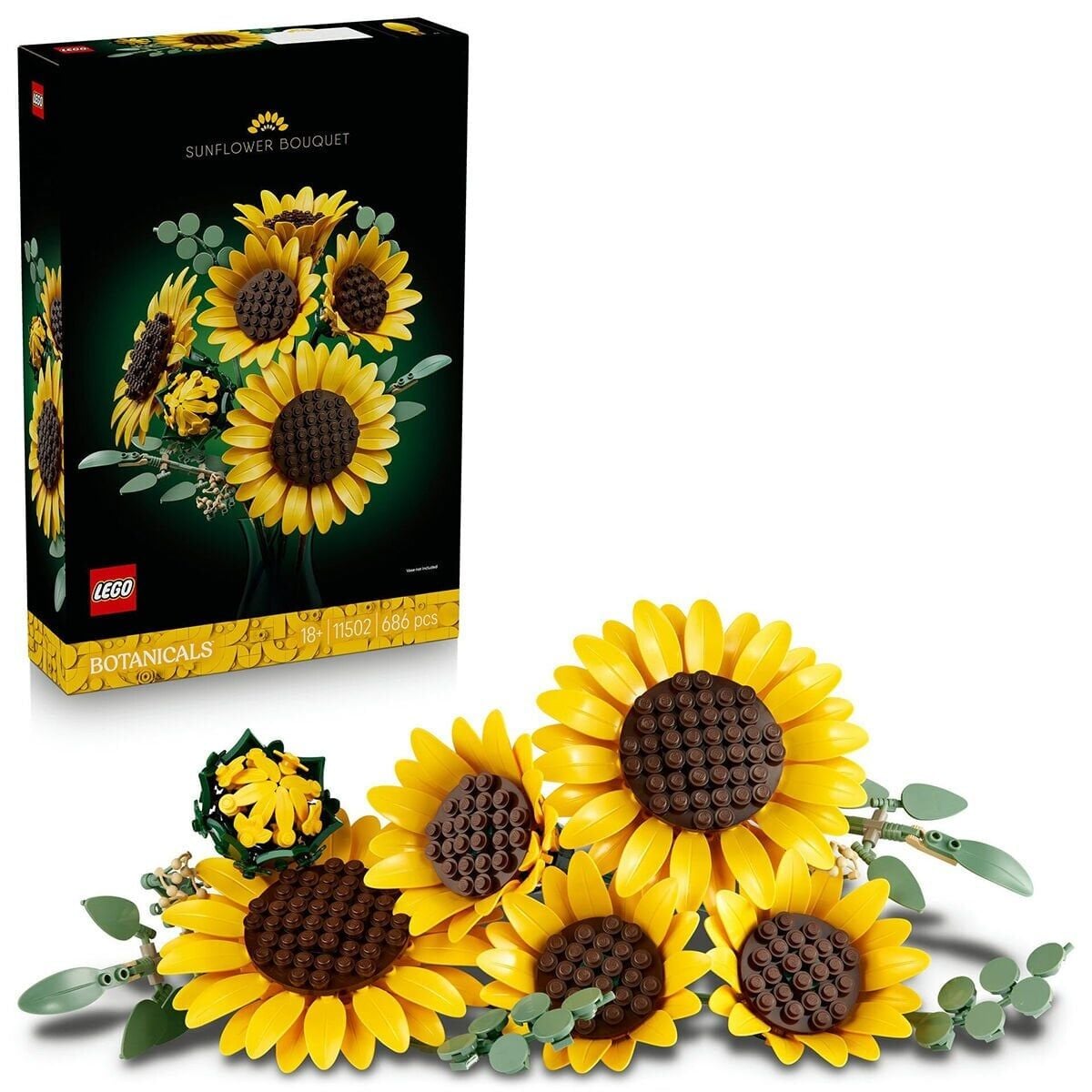 11502 Lego Botanicals Ayçiçeği Buketi 686 parça +18 yaş