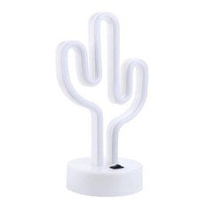 BUFFER® Kaktüs Dekoratif Neon Led Masa Ve Duvar Lambası Gece Lambası