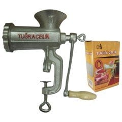 Tuğra Çelik Kıyma Makinesi No 10 Kollu (Masaya Bağlanan Model)