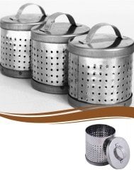 BUFFER® Demlik Içi Silindir Paslanmaz Metal Kapaklı Pratik Çay Süzgeci