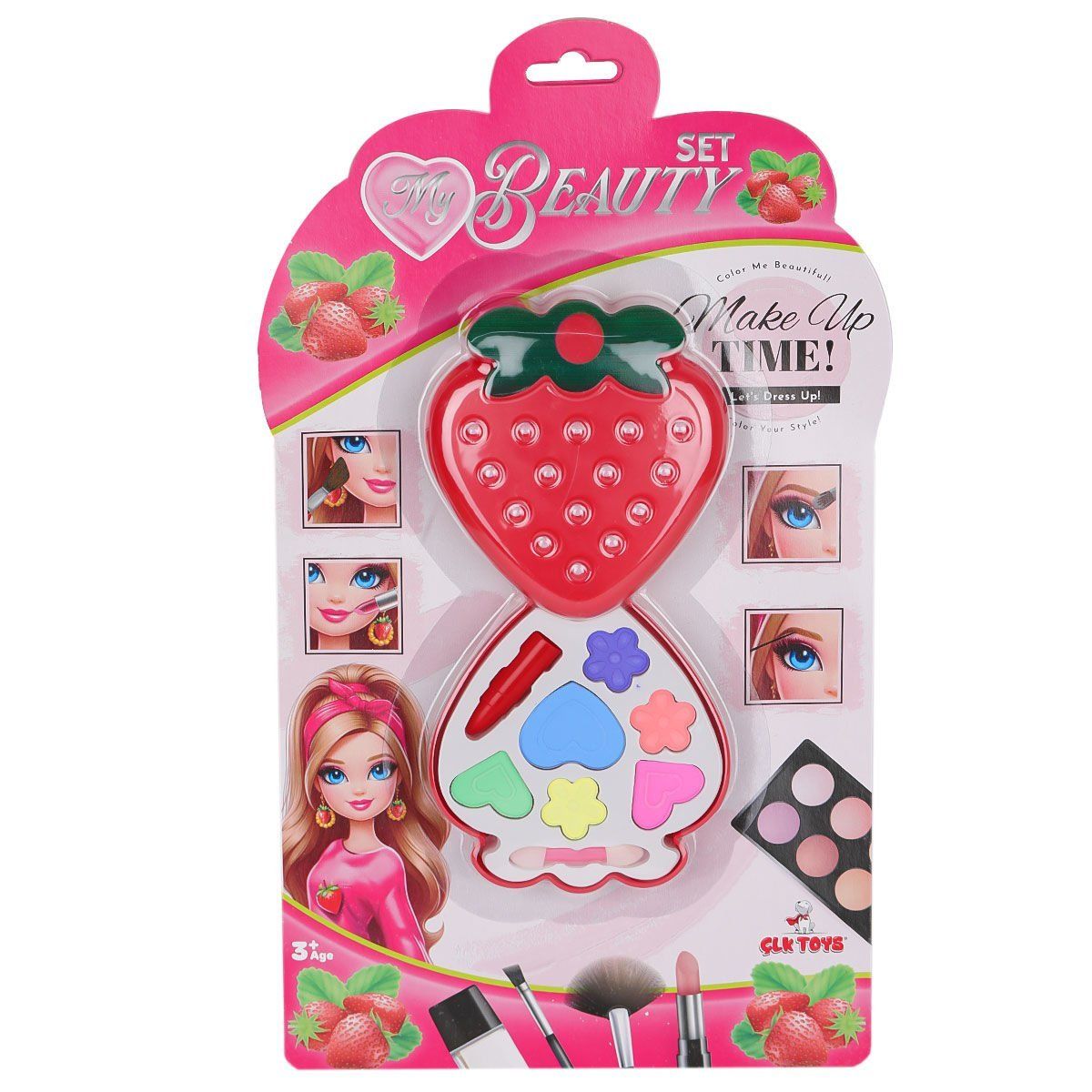 CLK-423 Tekli Çilek Makyaj Seti -Çalkan Plastik