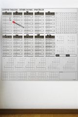 BUFFER® Çarpım Tablosu Ezberleme Manyetik Duvar Stickerı 105 x 100 cm