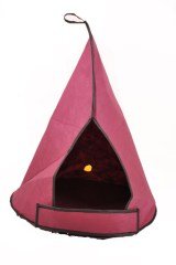 BUFFER® Bordo Renkli Evcil Hayvan Çadırı Klübesi Yuvası Yatağı Oyun Alanı