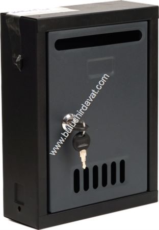 Bulmax Sıyah Kare Posta Kutusu Bmx-1001 (1 Adet Gönderilir)