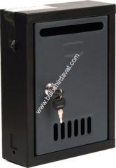 Bulmax Sıyah Kare Posta Kutusu Bmx-1001 (1 Adet Gönderilir)