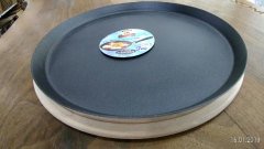 Alüminyum Pizza Tavası Tepsisi 28 cm Teflon