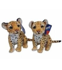 PL50134 25 CM OTURAN KÜÇÜK KAHVERENGİ LEOPAR-HLY