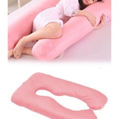 BUFFER® 5 Farklı Bölge Destekli Ortopedik Destekli Hamile Yastığı Pembe