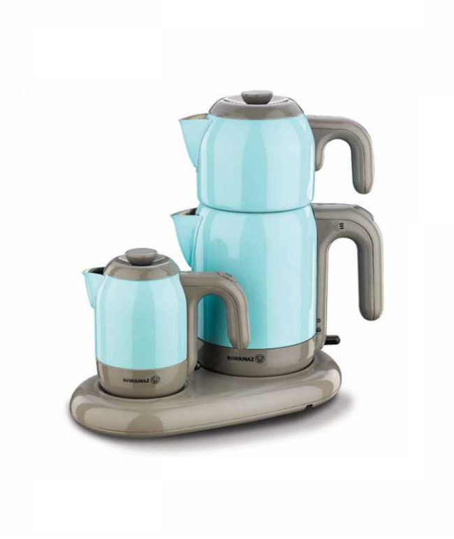 Korkmaz Mia Inox Mavi Çay Kahve Makinesi